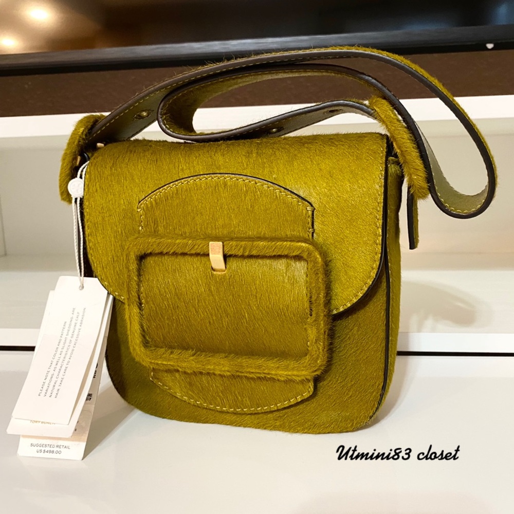 Tory Burch Olive Green Shoulder Bag
